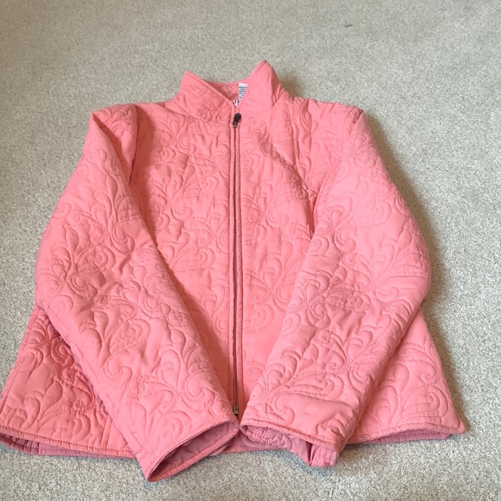 HIGH FEVER PINK QUILTED COAT